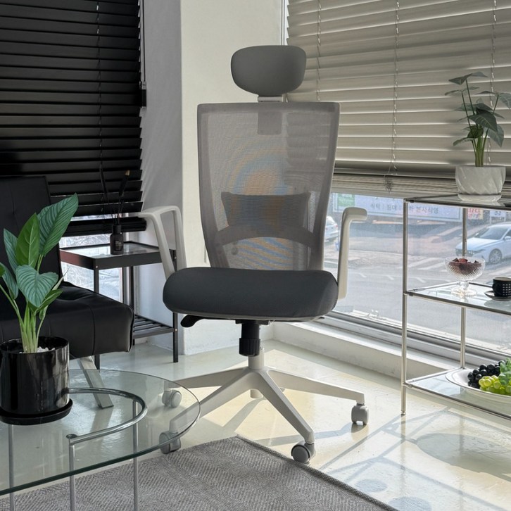 맞춤제작 커버무드 시디즈 의자 좌판 호환 커버, 그레이, 1개