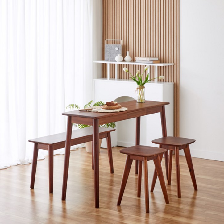 나인홈 베네 원목 콘솔테이블 슬림 폭좁은 얇은 책상 화장대 다이닝 식탁 2colors