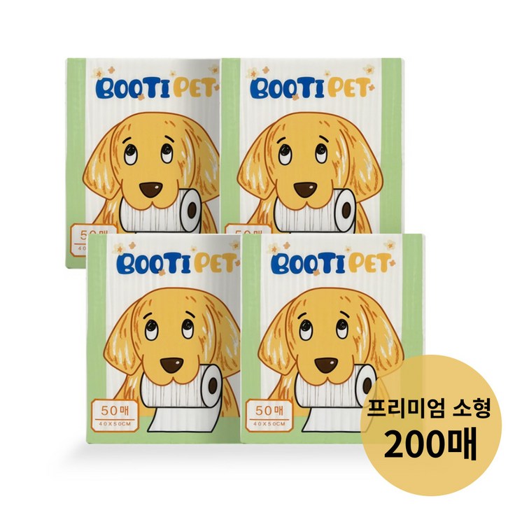 애완동물 배변패드 강아지 배변패드 대형 70g SAP 7g 25매, 꽃무늬, 4개, 50개입