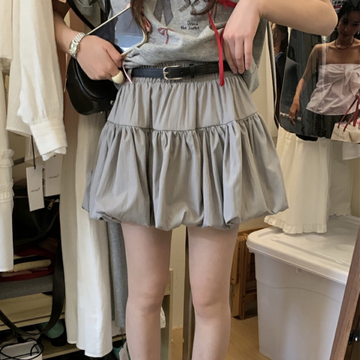 유니크코코 여름 벌룬 미니 스커트 5654