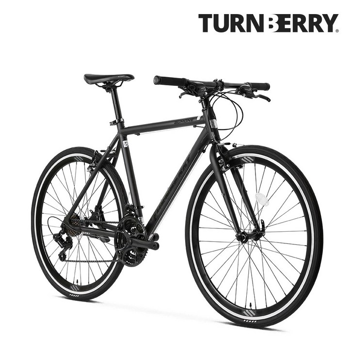 무료완조립 알톤 턴베리 썸원 하이브리드 자전거 시마노 21단 700C 알루미늄 출퇴근 자전거, 화이트530