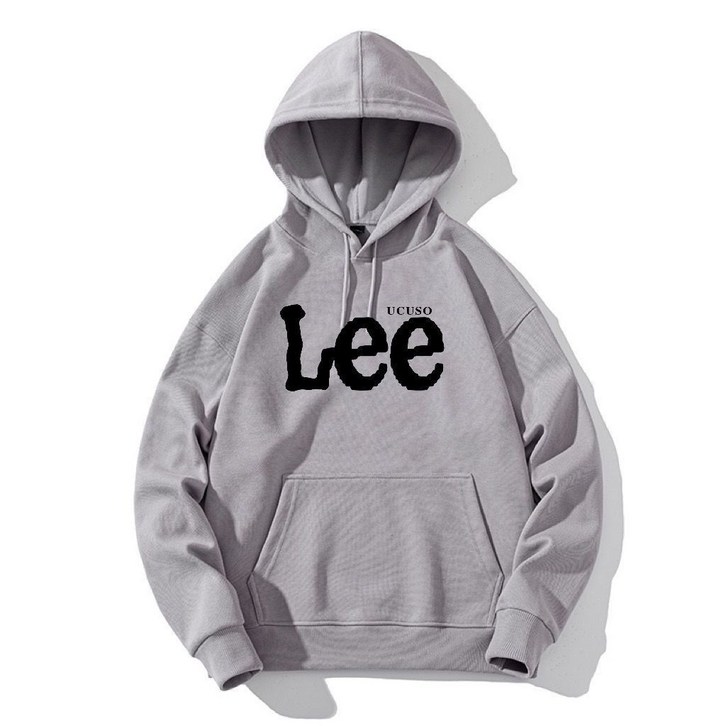 LEE ucuso 루즈핏 남녀 공용 후드티 맨투맨 LEE ucuso 루즈핏 남녀 공용 후드티 맨투맨