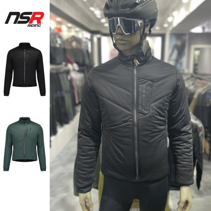 NSR 폰도 테라 히트 자전거 패딩 자켓 한겨울 자전거 의류  사은품 증정