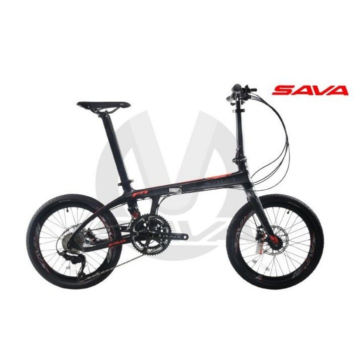 SAVA 사바 Z0-22S 카본 프레임 접이식 자전거 시마노105 기어22단 유압식 디스크 브레이크 고급 폴딩 미니벨로 - 쇼핑앤샵