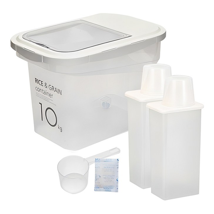 씨밀렉스 라이스키퍼 쌀통 10kg  1300ml 잡곡통 2p