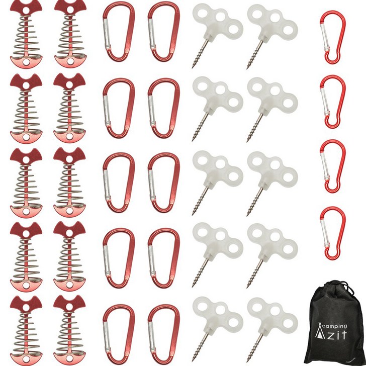 캠핑아지트 리빙쉘 텐트용 오징어 데크팩 35p 세트