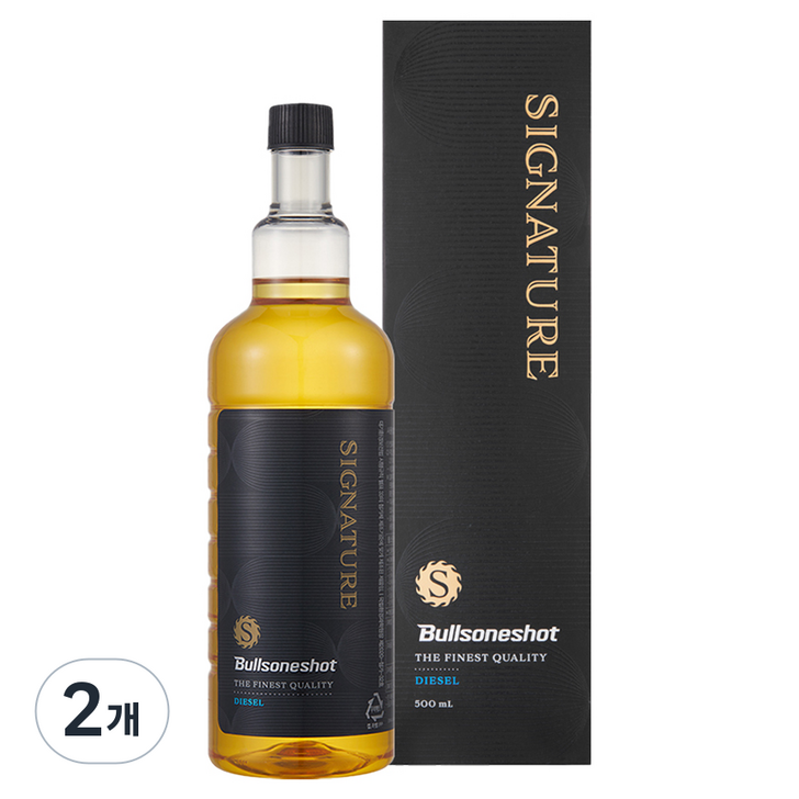 불스원 불스원샷 시그니처 연료첨가제 경유 500ml, 디젤경유, 2개