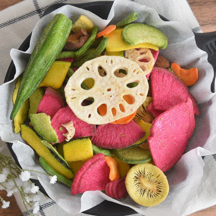 유나건어물 동결건조 말린 야채칩