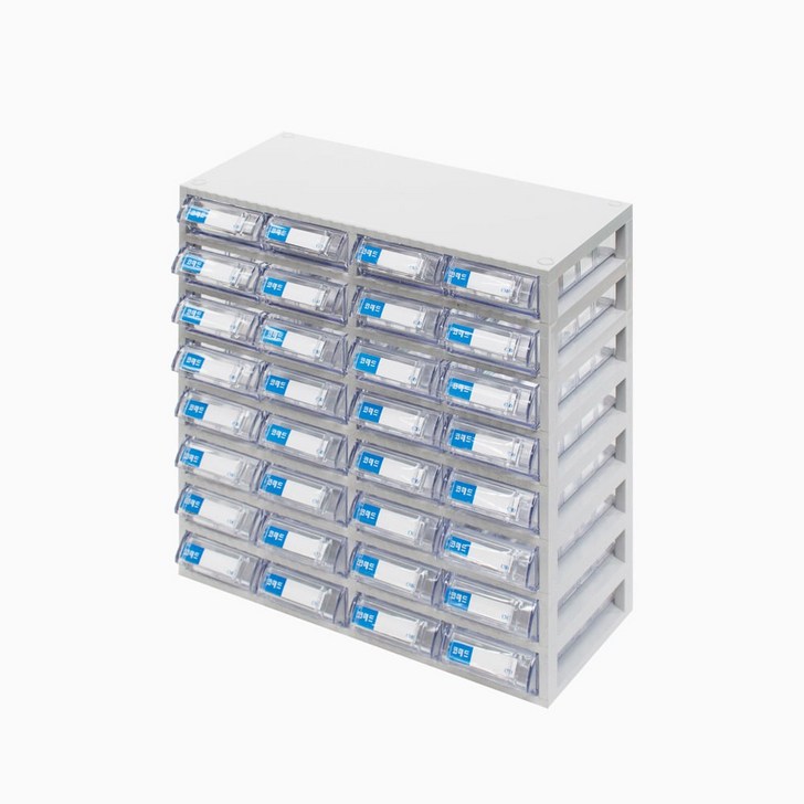 SHINGMEI 수납함 DIY 탁상용 콤비네이션 부품함 홈 서랍형 체크 수납함20개묶음