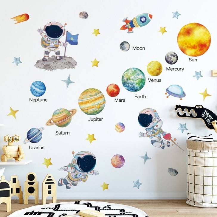 포트렘 포인트 벽지 스티커 벽 꾸미기 아이방