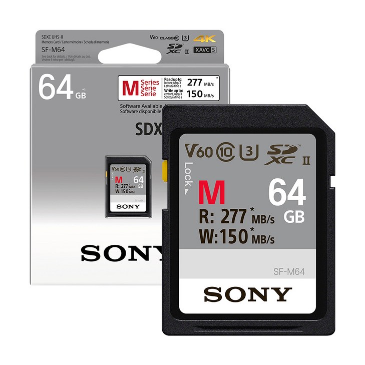 소니코리아정품 SDXC UHSII U3 V60 SD카드