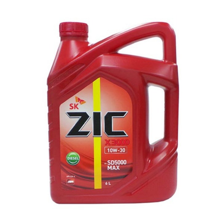 ZIC X3000 10W30 6L 디젤차량 엔진오일