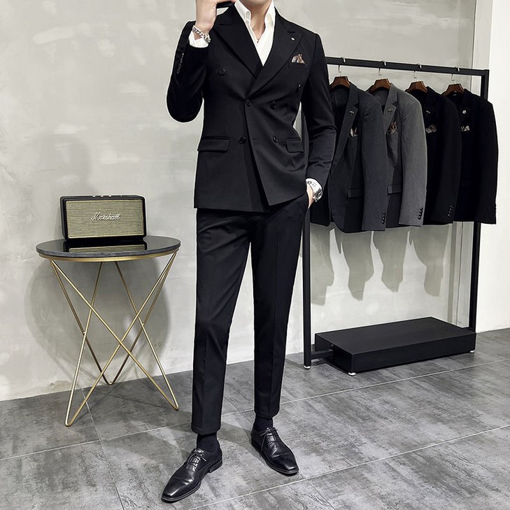 휠렉스 남성 정장 루즈핏 오피스룩 상하세트 Y1528