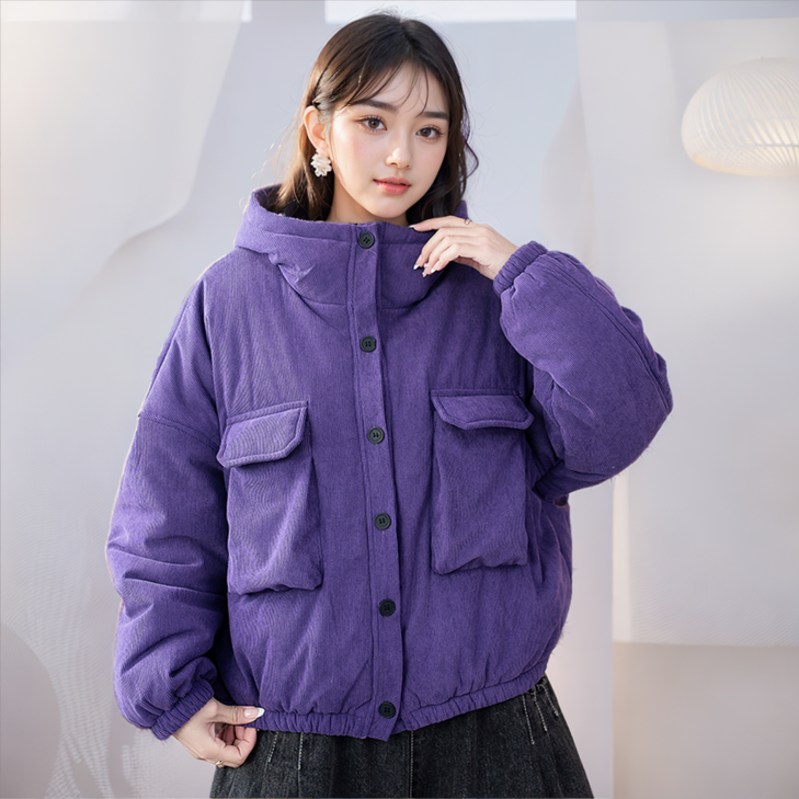 비니브 트루컬러 빅포켓 겨울 점퍼 홈쇼핑 노출 이월상품