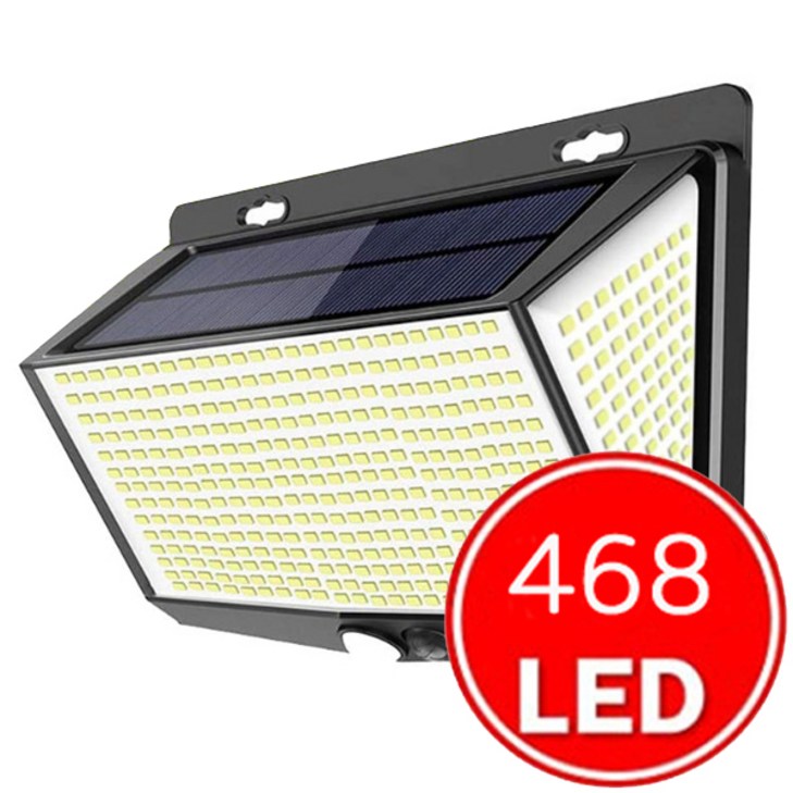 468구 LED 태양광 센서등 태양열 정원등 가로등 외부벽등