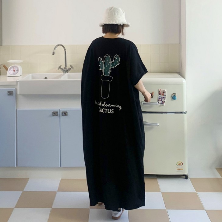 애플망고옷장 반팔 빅사이즈 화분 박스 롱원피스 오버핏 여름 롱티 애플망고옷장 반팔 빅사이즈 화분 박스 롱원피스 오버핏 여름 롱티