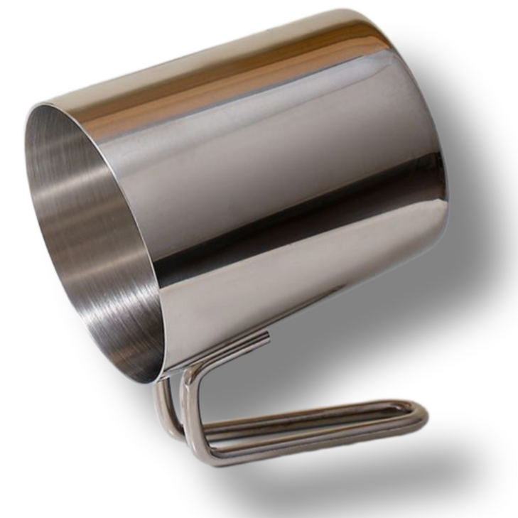 어나오리빙 304 올 스텐 거꾸로 양치컵 어린이집 KC인증, silver, 1개