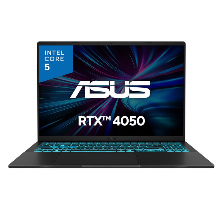 에이수스 2025 비보북 16 코어5 인텔 14세대 지포스 RTX 4050  마이크로소프트 오피스 2024 홈 영구버전 세트, 매트블랙, 512GB, 16GB, Free DOS, V3607VURP305