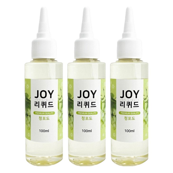 조이리퀴드 아로마조이 슬라임 향료 100ml, 3개, 청포도