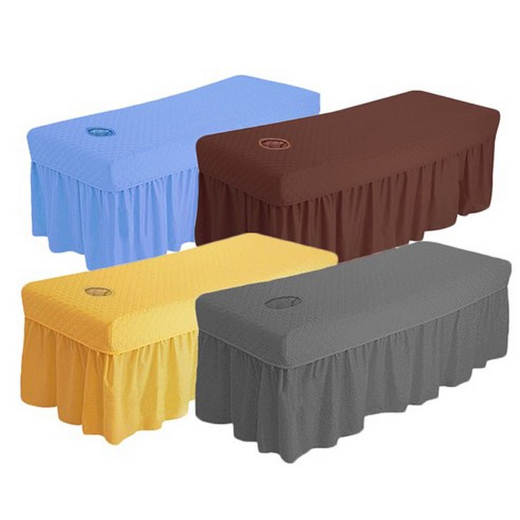 현대교역 침대커버 경락침대커버 구멍베드커버 홀베드커버 경락베드 마사지침대커버 맞춤형  한국