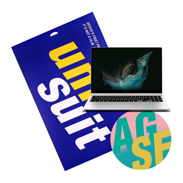 유니슈트 갤럭시북2 프로 360 15형 NT950QED 지문방지 저반사 2매서피스상하판팜레스트 필름 3종 세트UT2202172, 1개