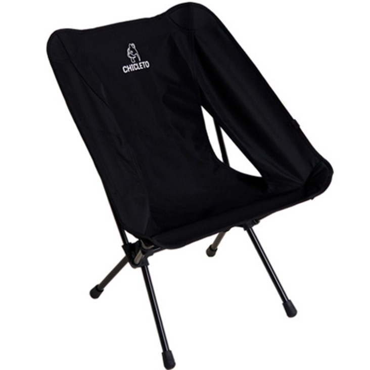 시크레토 캠핑 피크닉 초경량 의자, 블랙, 1개