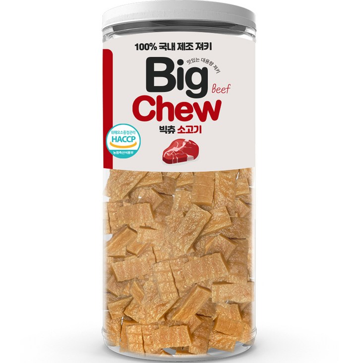 빅츄 소고기 져키, 소고기맛, 1000g, 1개 빅츄 소고기 져키, 소고기맛, 1000g, 1개