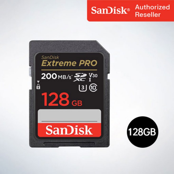 샌디스크 SD메모리카드 SDXC Extreme Pro 익스트림 프로 UHS-I SDXXD 128GB 20230618