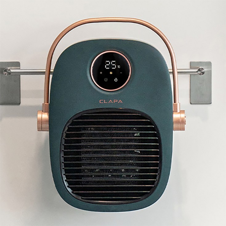 클래파 멀티 PTC 3in1 스탠드벽걸이 온풍기, 그린, CPHW181G