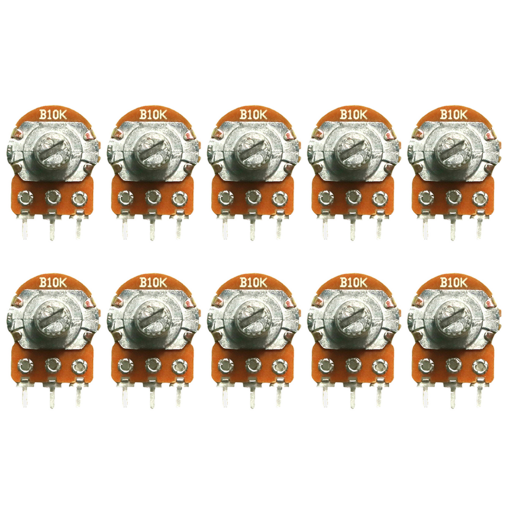아두이노 저항 10K 가변 15mm shaft 10개