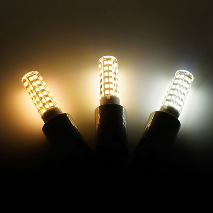 LED G9 램프 콘램프 콘전구 4W 콘벌브 E14 E17 미니 꼬마 전구, 주백색(4000K아이보리불빛), 1개 - 투데이밈