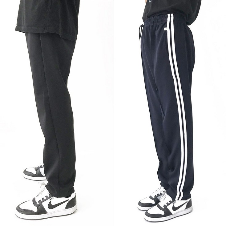 학교 체육복 바지 남녀공용 운동복 곤색 바지 검정 네이비 중학교 고등학교 2636