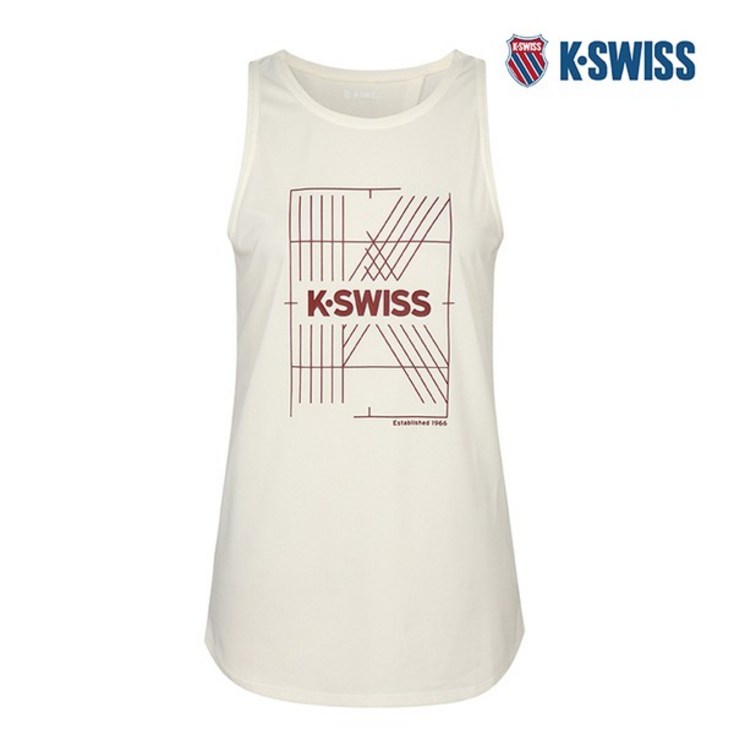 케이스위스  여성 WHITE LINE 티셔츠 4220FJ254 WT