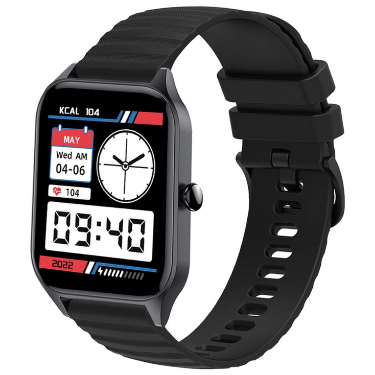 통화 기능이 있는 블루투스 스마트워치, 1.83인치 HD 디스플레이, 한국어 버전, 배터리 수명 7일., Black, 4.8cm, 블루투스