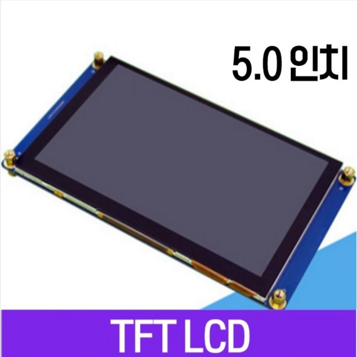 5.0inch 디스플레이 해상도 800×480 LCD 크기  CTP 터치 I2C 인터페이스가있는 136×76.05×7.27mm