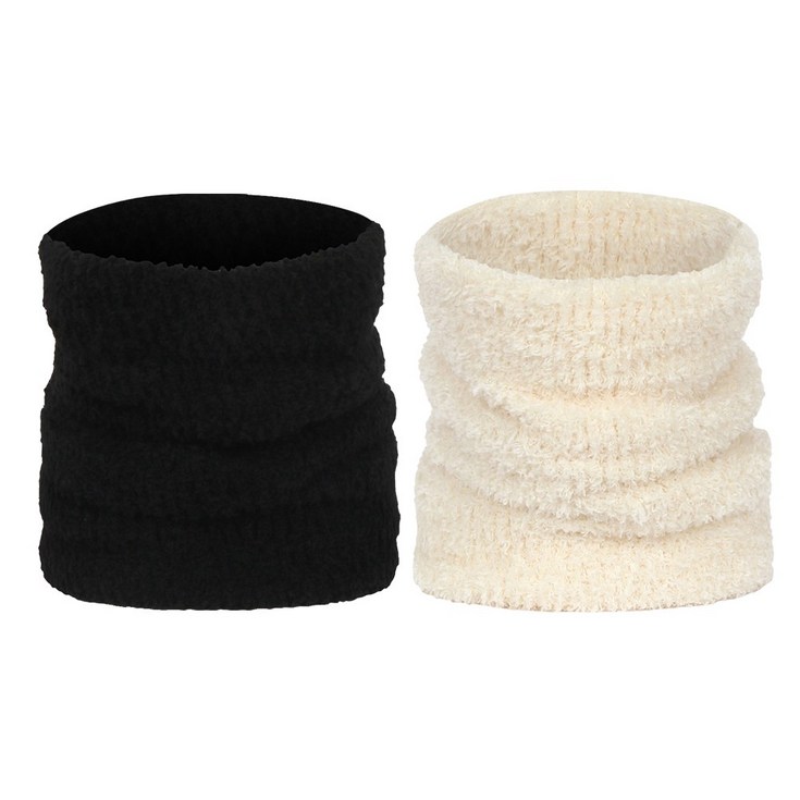 구스토 남녀공용 부드러운 캐쥬얼 고급 탁텔넥워머 2매