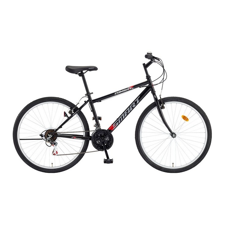스마트자전거 컴뱃26 26인치 21단 MTB자전거, 블랙레드완조립, 170cm, 1개