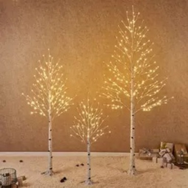 크리스마스트리2m 자작나무 LED 크리스마스트리 2종 60cm,120cm 구성