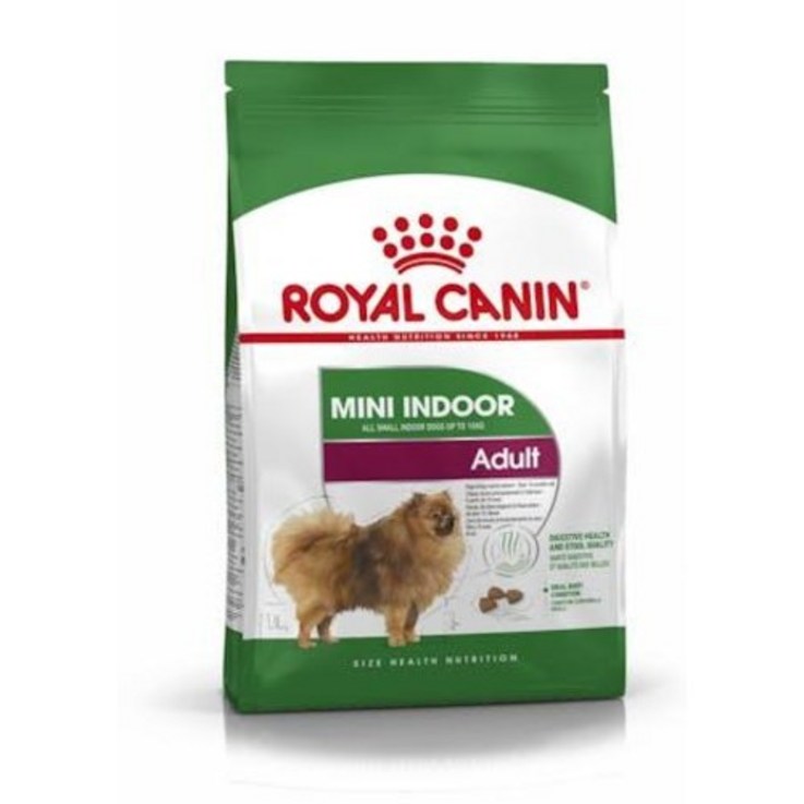 로얄캐닌 독 미니 인도어 어덜트 7.5kg 성견 강아지 사료, 1개, 7.5kg