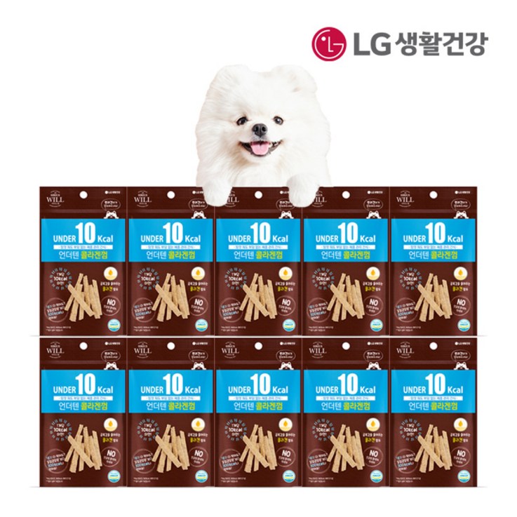 시리우스 윌 언더텐 콜라겐껌 20g 10팩 체중조절간식, 10개