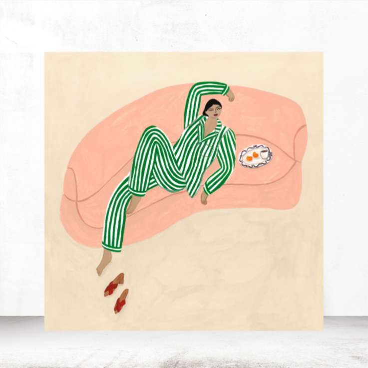 선데이 휴식 힐링 감성 인테리어 그림 액자