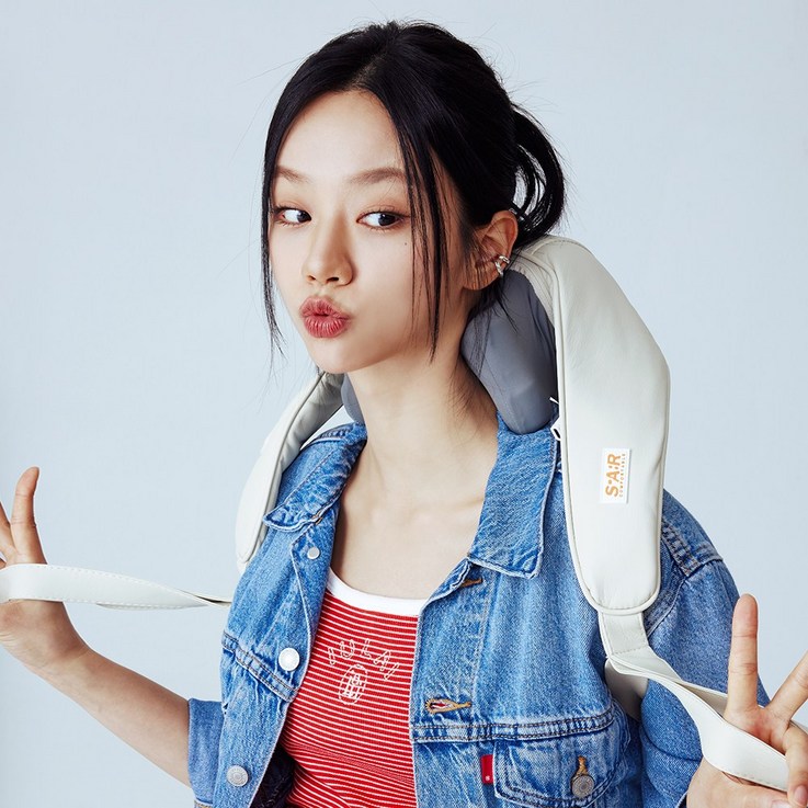 혜리 스파알 포터블 목 어깨 마사지기, 1개, 아이보리 혜리 스파알 포터블 목 어깨 마사지기, 1개, 아이보리