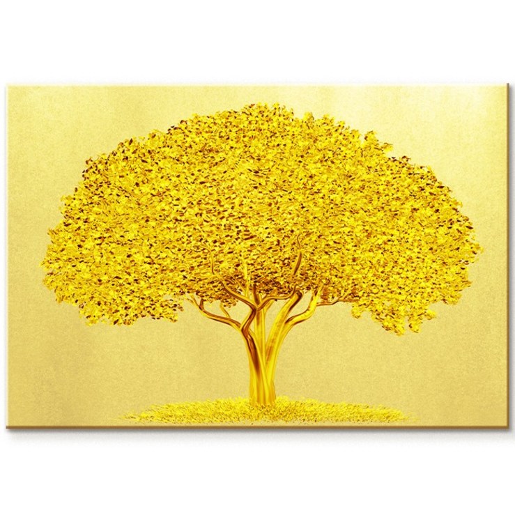 [당일발송] 7일간 추가할인! 황금빛 돈나무그림 재물운 성공운 부르는 풍수그림 프리미엄 액자 9종, 1. 황금 돈나무