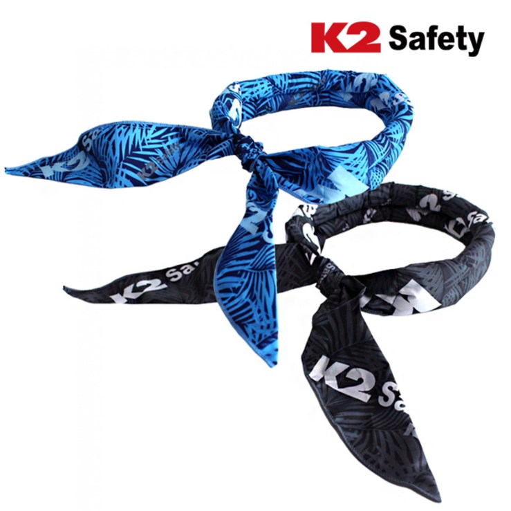 K2 [1+1] 아이스글랜 쿨스카프 얼음스카프, 블루+그레이 - 쇼핑뉴스