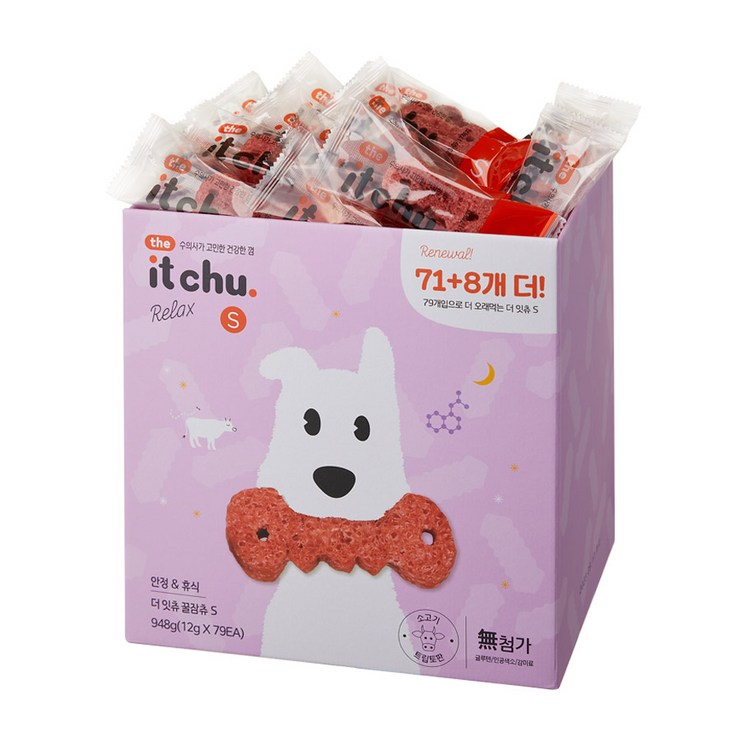 The 잇츄 반려견 꿀잠츄 덴탈껌 S 12g x 79p The 잇츄 반려견 꿀잠츄 덴탈껌 S 12g x 79p