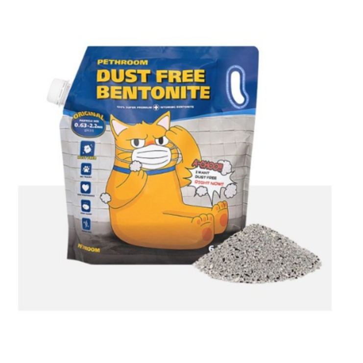 먼지제로 위생 벤토나이트 고양이 모래 파인형 12.6kg 1개