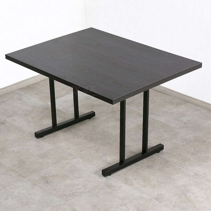 오디엔즈 BT11090 블랙스틸 쌍다리 식탁테이블 W1100xD900 / 노래방 주점용 테이블, 주문시 추가문구에작성