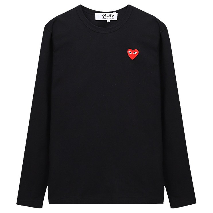 꼼데가르송 COMME DES GARCONS AZT1180511 P1T118 레드하트 와펜 긴팔티