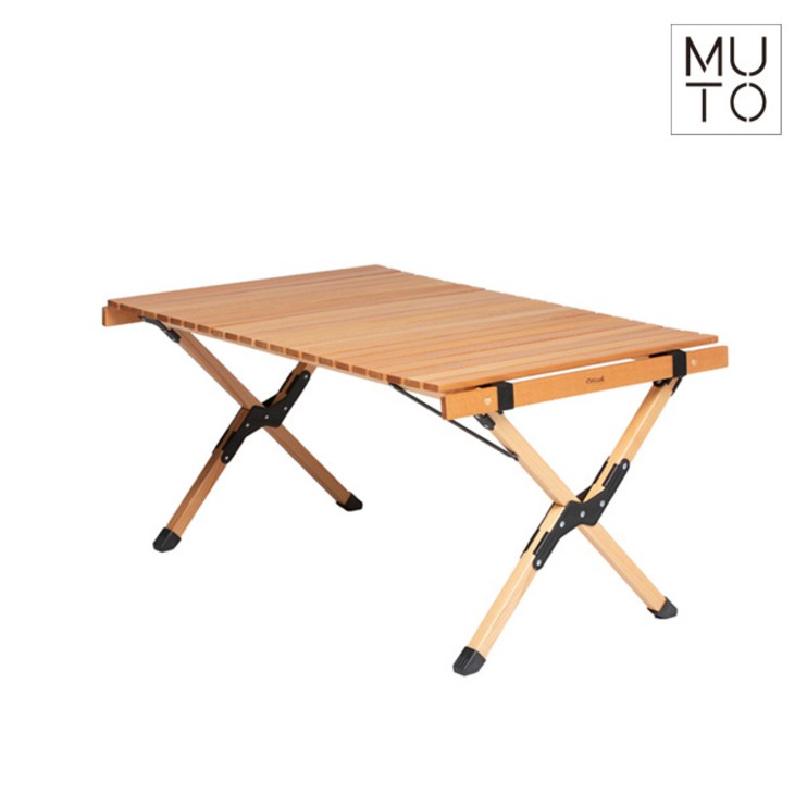 오프위크 접이식 캠핑 우드 롤 테이블 90cm 120cm
