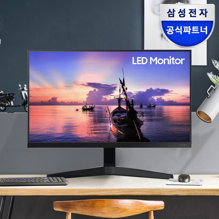 삼성전자 60.4cm LED 슬림베젤 모니터